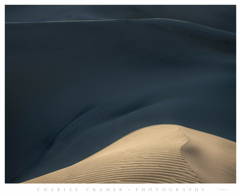 Light and Dark Ripples, Sand Dunes, Death Valley