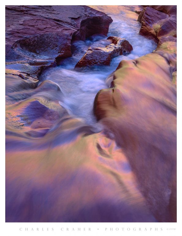 Colored Reflections, Coyote Creek, Utah