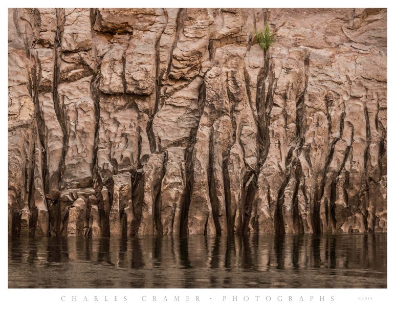 Striations in Canyon Wall, Colorado River, Grand Canyon