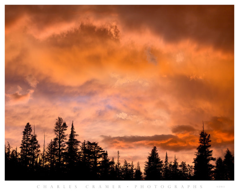 Sunset Clouds, Lower McCabe Lake, Yosemite