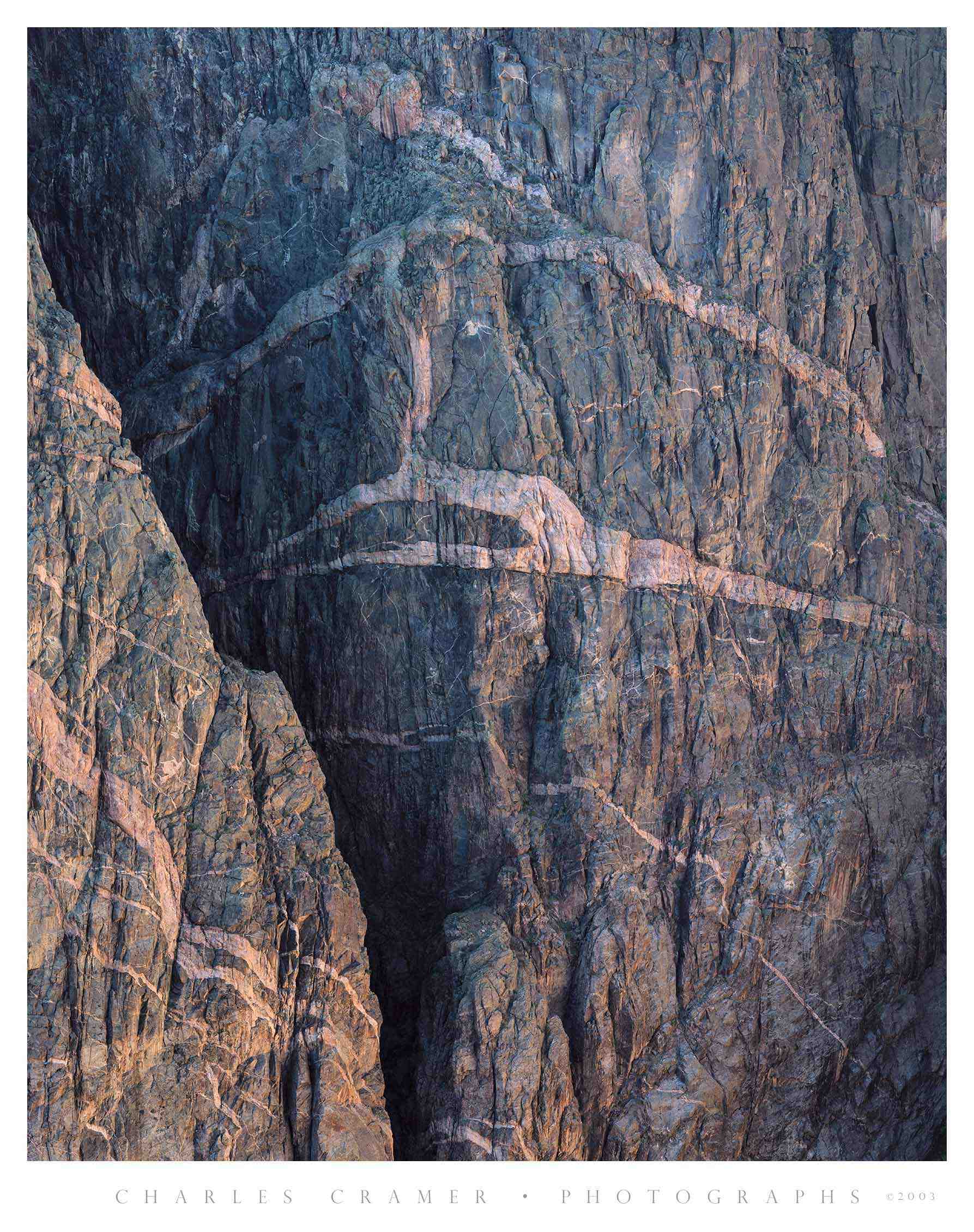 Evening, Wall Detail, Black Canyon of the Gunnison