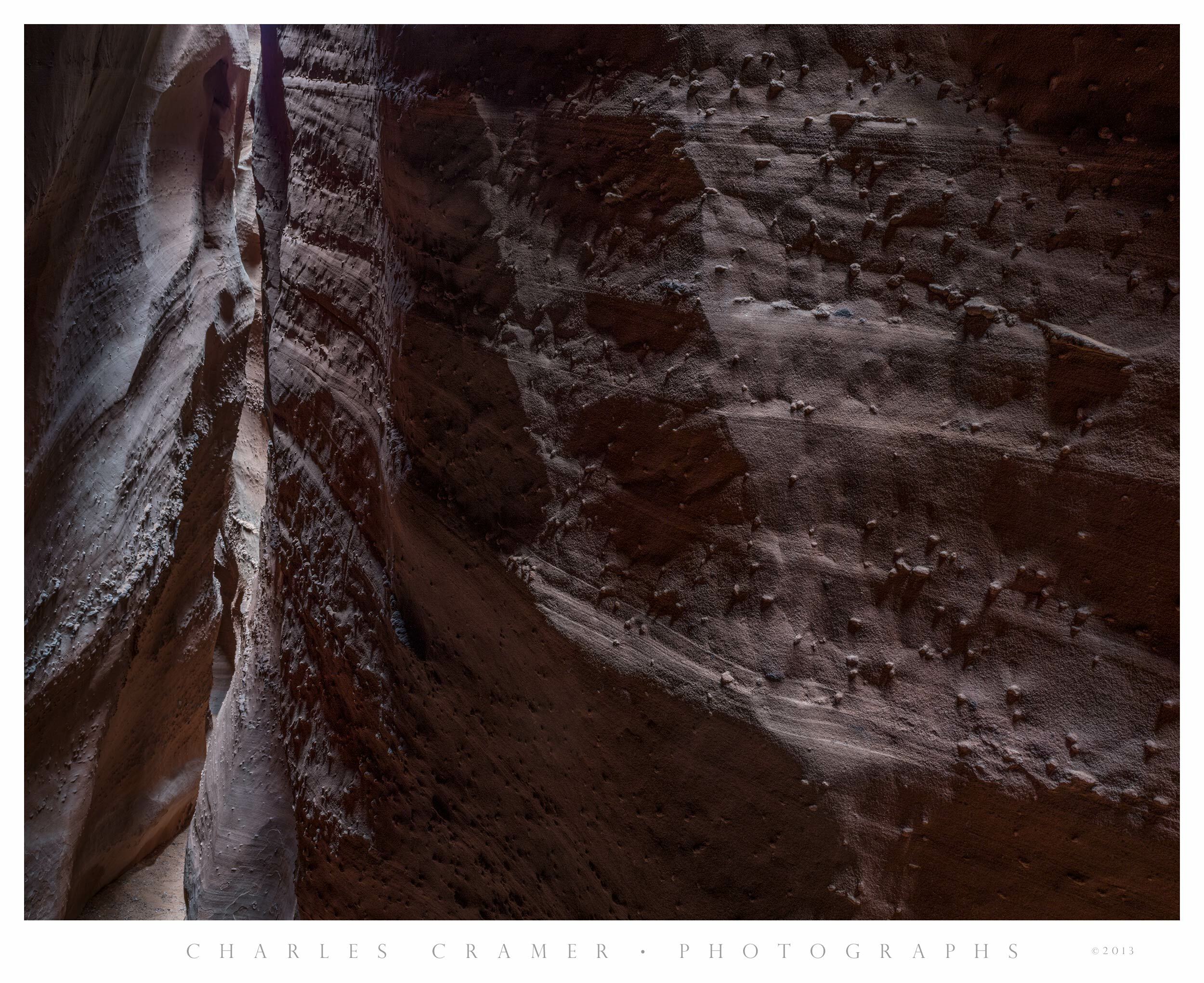 Dark and Narrow Slot Canyon,  Utah