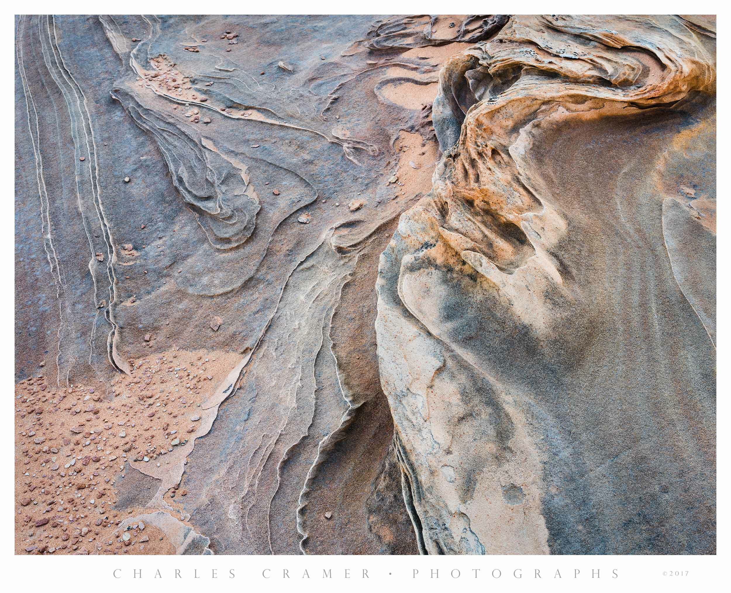 Eroded Sandstone Patterns, Paria Wilderness, Utah