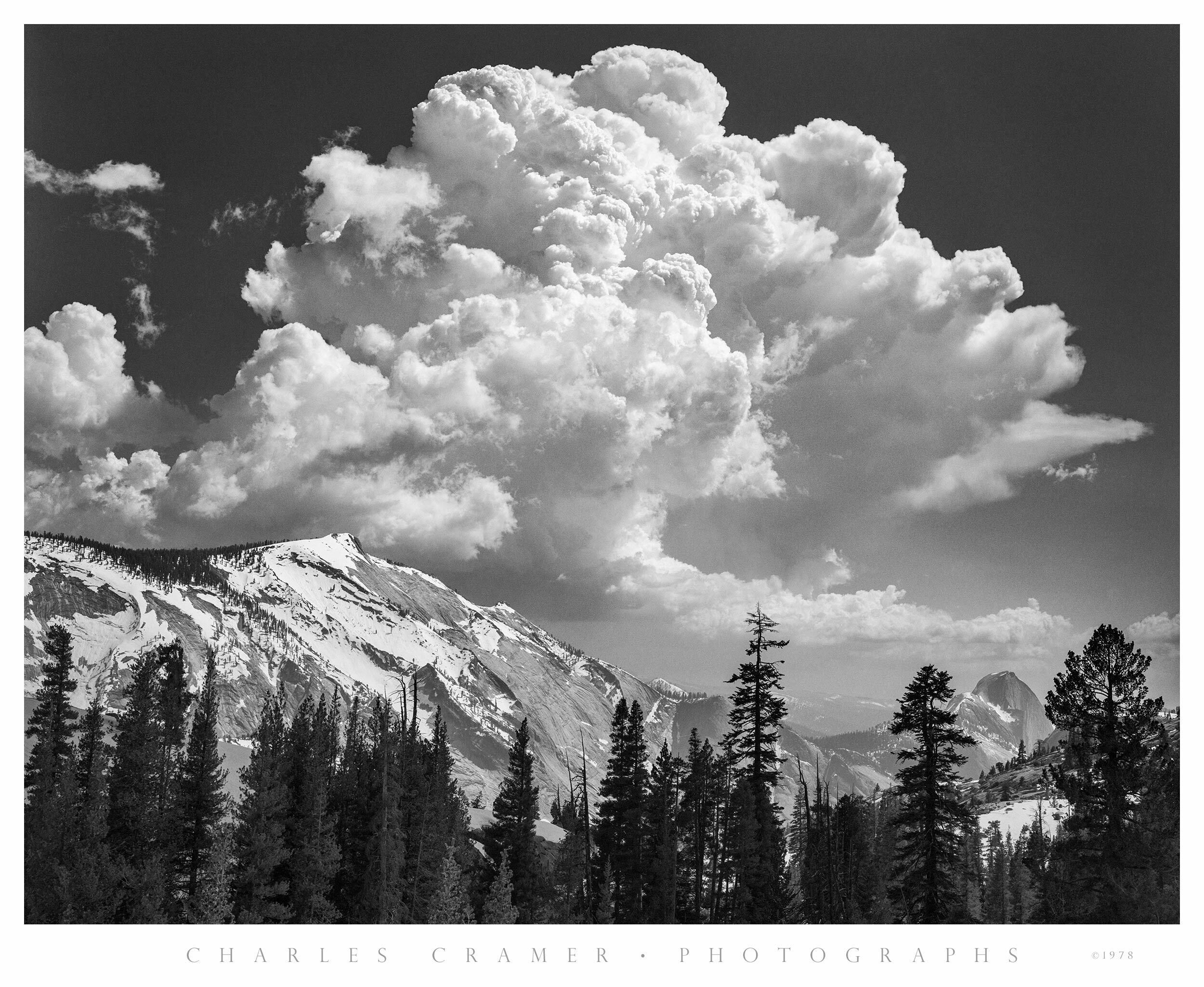 Thundercloud Over Clouds Rest and Half Dome, Yosemite
