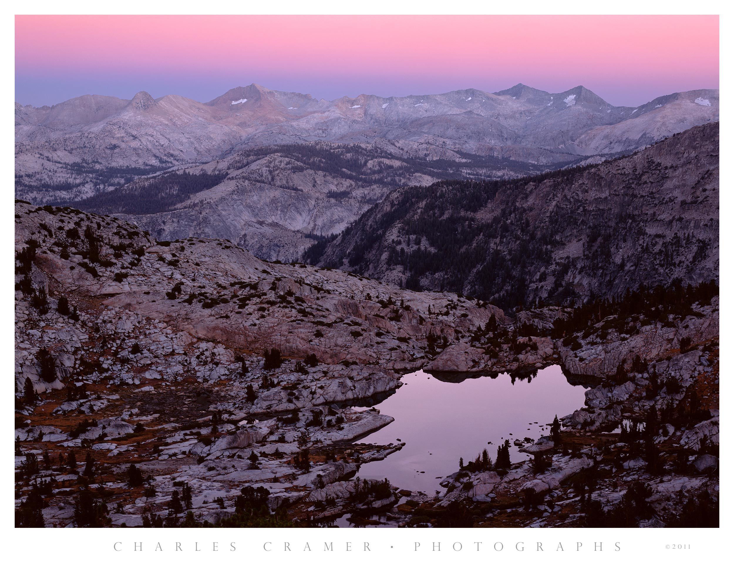 Dawn, Clark Range, Yosemite